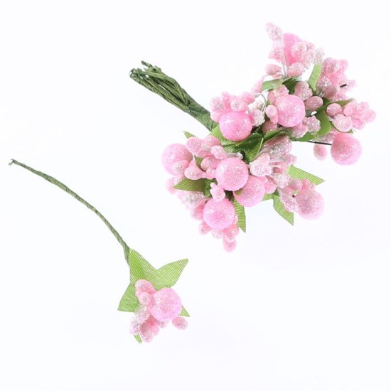 Pink Knospe 12 stück - Y549 - Mytortenland