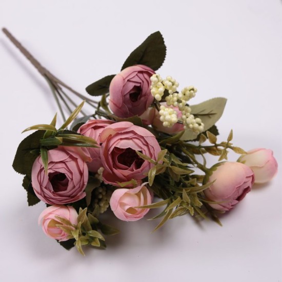 Rosa Pfingstrose mit Knospe - YY0020 - Mytortenland