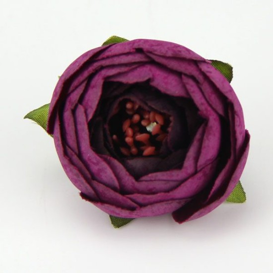 Dunkel Lila Blumen ohne Draht 10 stück - YT2004 - Mytortenland