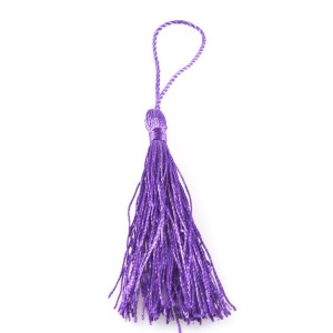 Lila Dekoratif Püskül Süsleme  Amaçlı 10 Adet