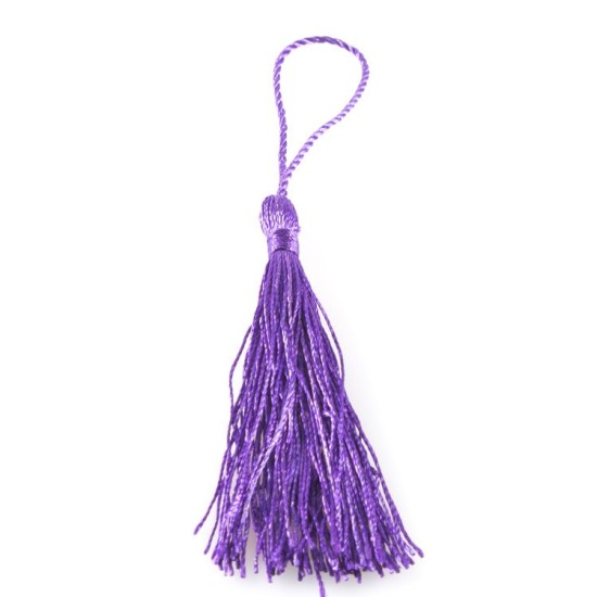 Quasten Bommeln Lila 10 Stück - Y124 - Mytortenland