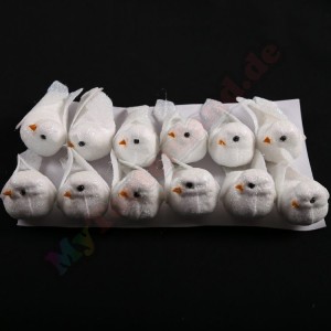 Simli Strafor Dekorasyon Amaçlı Kuş Ort. 2,5x5 cm