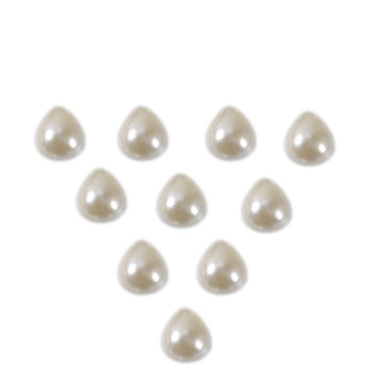 Tropfenförmige Dekoperlen 10 stück - YK304 - Mytortenland