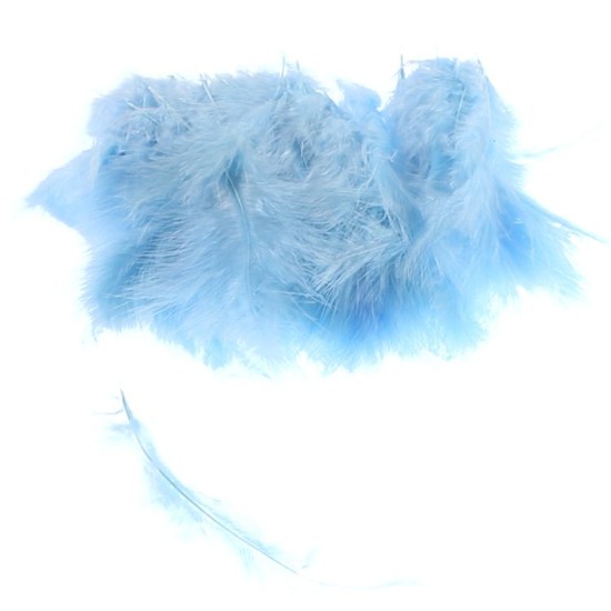 Blau Feder für Besondere Dekoration 100 Stück - MA0017 - Mytortenland