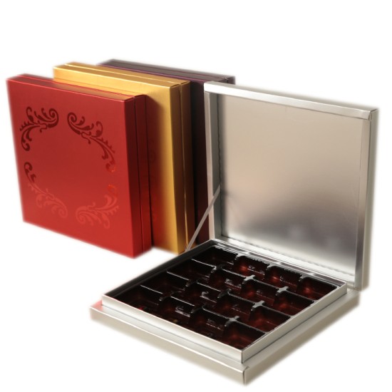 Pralinen & Schokoladenschachtel Silber ( Extra Verpackt ) - PM-KL003 - Mytortenland