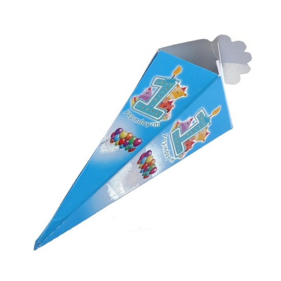 Blau 1 Jahr Thema Geschenkbox  10 stück - ATT13 - Mytortenland