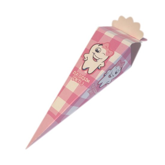 Erster Zahn Pink Geschenkbox  10 stück - ATT20 - Mytortenland