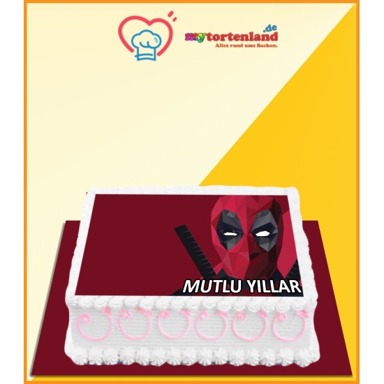 Deadpool 2 Tortenaufleger / Lebensmittel Fotodruck - MC00027 - Mytortenland