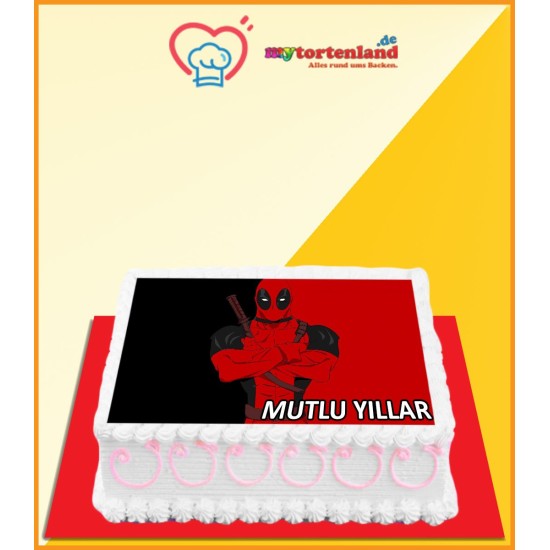Deadpool 3 Tortenaufleger / Lebensmittel Fotodruck - MC00028 - Mytortenland