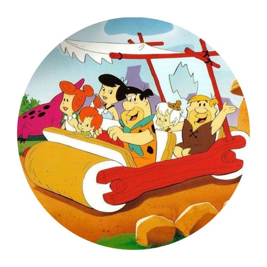 Flintstones Tortenaufleger / Lebensmittel Fotodruck - MC00054 - Mytortenland