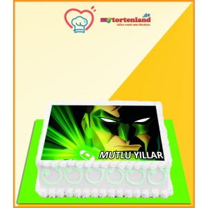 Green Lantern Yenilebilir Resim Baskısı