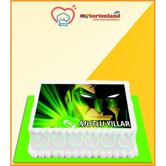 Green Lantern Tortenaufleger / Lebensmittel Fotodruck - MC00010 - Mytortenland