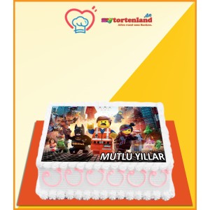 Lego Yenilebilir Resim Baskısı