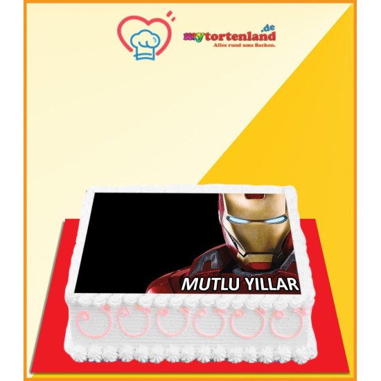 Iron Man 2 Tortenaufleger / Lebensmittel Fotodruck - MC00013 - Mytortenland