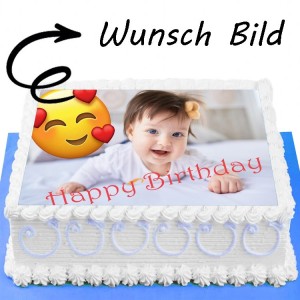 lhr Tortenbild in A5 Form selbst kreieren