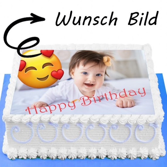 lhr Tortenbild in A5 Form selbst kreieren - MC005-a5 - Mytortenland