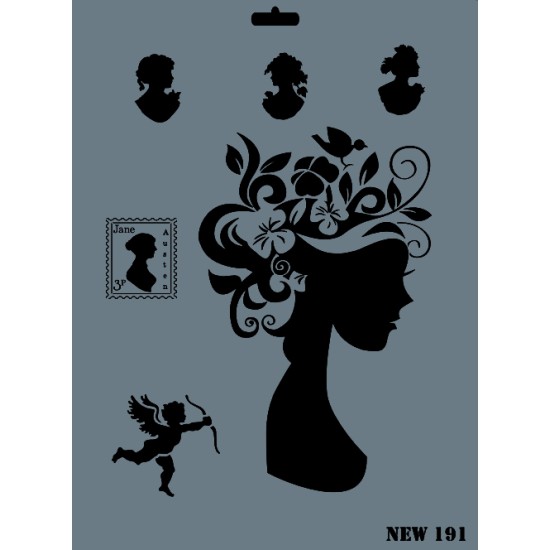 Deko Schablonen - NEW191 - Rich Hobby