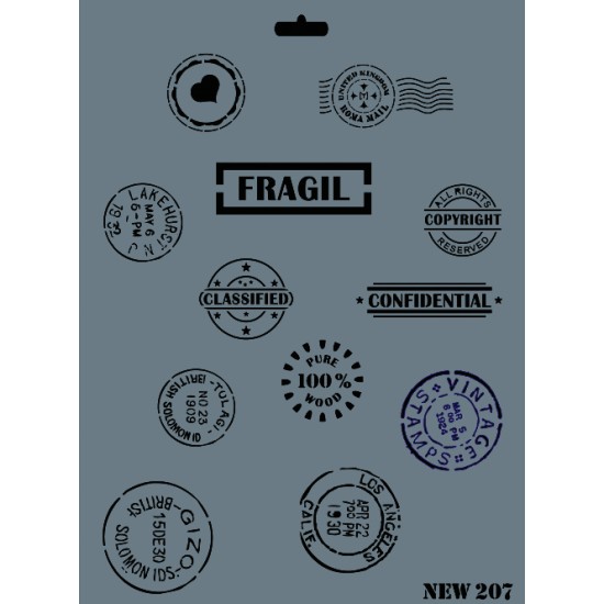 Deko Schablonen - NEW207 - Rich Hobby