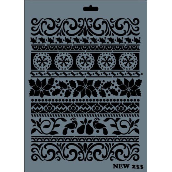 Deko Schablonen - NEW233 - Rich Hobby