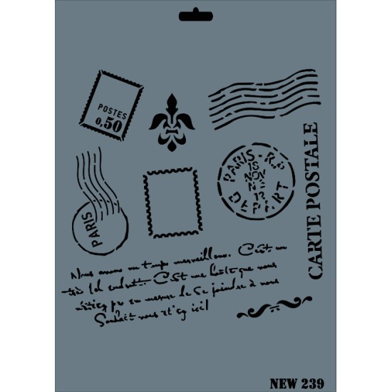 Deko Schablonen - NEW239 - Rich Hobby