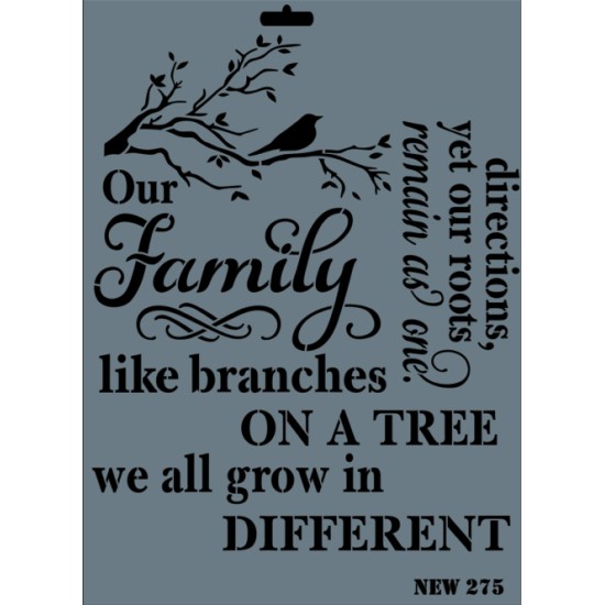 Deko Schablonen - NEW275 - Rich Hobby