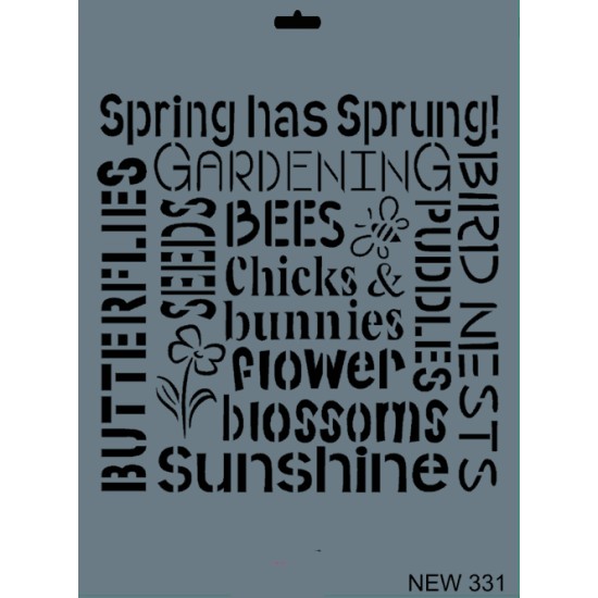 Deko Schablonen - NEW331 - Rich Hobby