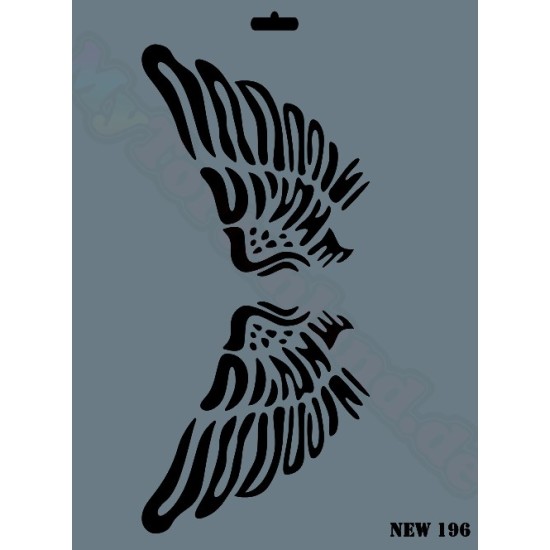 Flügel Deko Schablonen - NEW196 - Rich Hobby