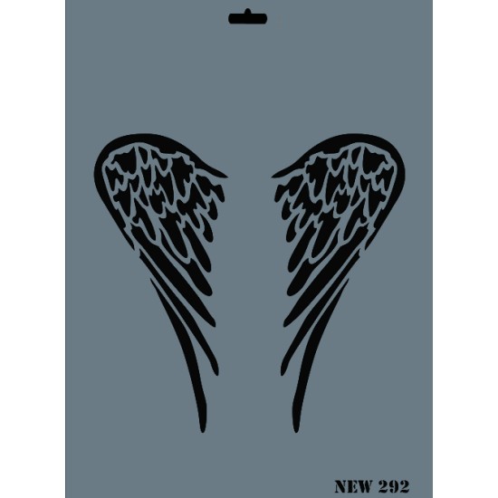 Flügel Deko Schablonen - NEW292 - Rich Hobby