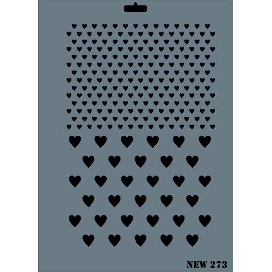 Herz / Deko Schablonen - NEW273 - Rich Hobby
