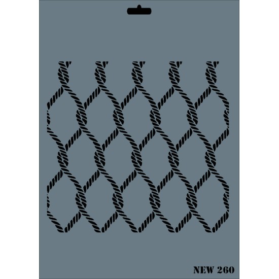 Kordel / Deko Schablonen - NEW260 - Rich Hobby