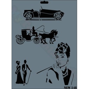 Marilyn Monroe Deko Schablonen