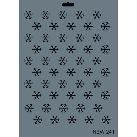 Schneeflocke Deko Schablonen - NEW241 - Rich Hobby