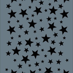 Yıldızlar Dekor / Transfer Stencil