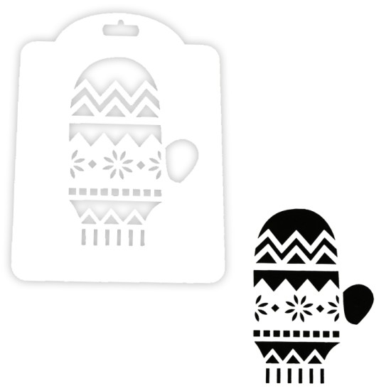 Fäustling Deko Schablonen / Stencil - xs013 - Rich Hobby