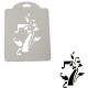 Sieben mit Muster Deko Schablonen / Stencil - xs089 - Rich Hobby