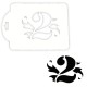 Zwei mit Muster 2 Deko Schablonen / Stencil - xs102 - Rich Hobby