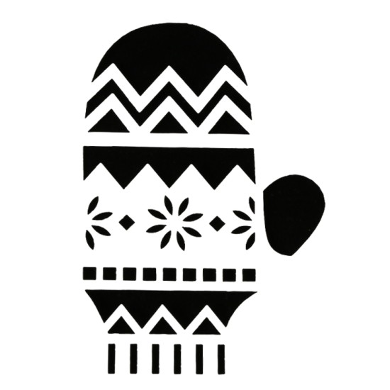 Fäustling Deko Schablonen / Stencil - xs013 - Rich Hobby