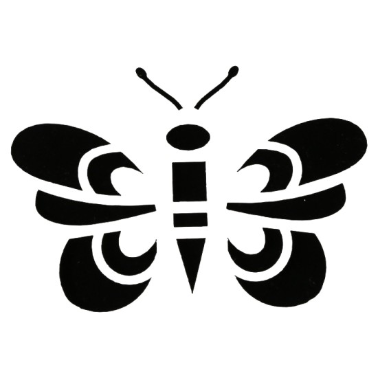 Schmetterling 5 Deko Schablonen / Stencil - xs001 - Rich Hobby