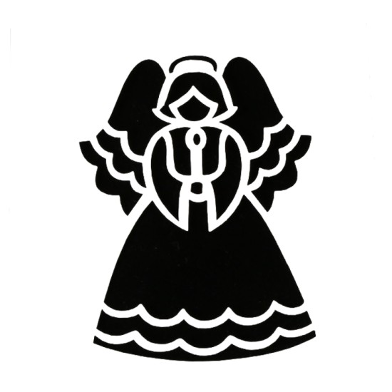 Engel 2 Deko Schablonen / Stencil - xs016 - Rich Hobby