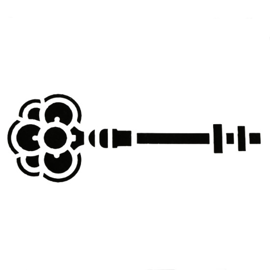 Schlüssel 3 Deko Schablonen / Stencil - xs075 - Rich Hobby