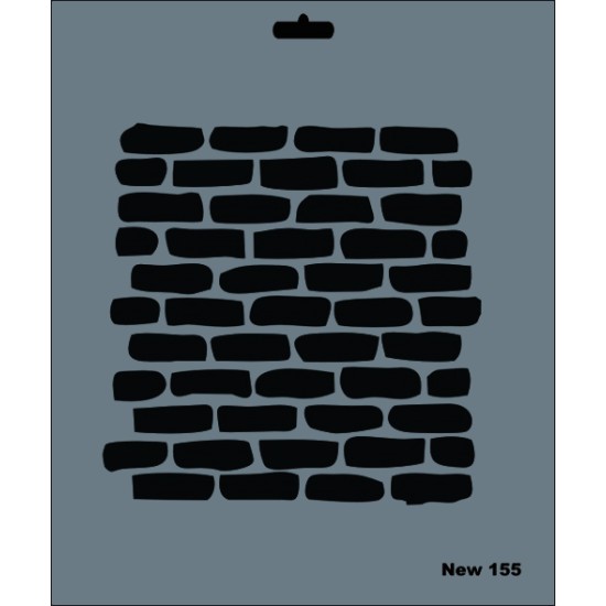 Tuğla Desen Dekor / Transfer Stencil - NEW155 - Rich Hobby