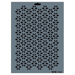 Minik Kar tanesi desen Dekor / Transfer Stencil