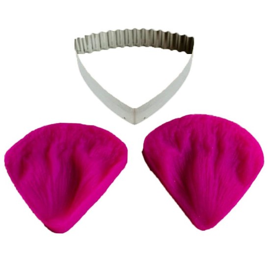 Kalifornischer Mohn Veiner Ausstecher & Silikonform - J-CG - Cesil