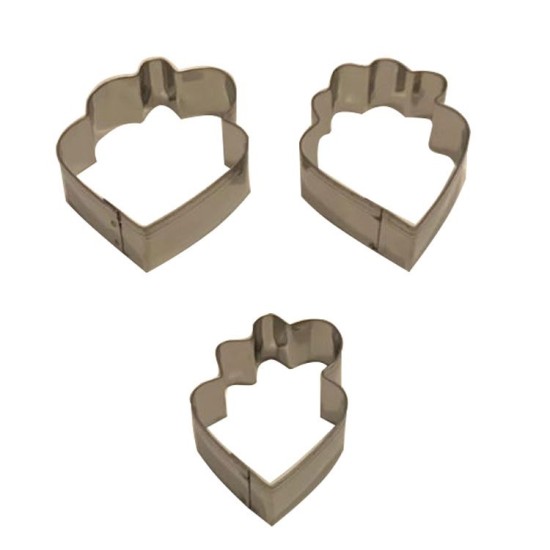 Pfingstrose Blumen Ausstecher 3 er Set - J-SM-3 - Mytortenland