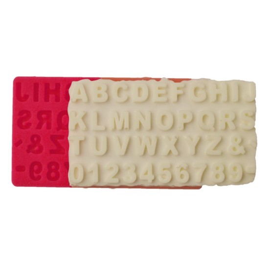 Alphabet klein  Silikon Form ca. 1,5 cm - 32002 - Cesil