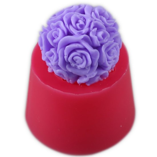 Blumen Haufen Silikonform ca. 4 x 2,5 - 32122 - Cesil