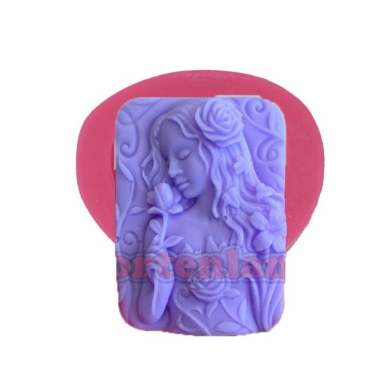 Blumen & Mutter Silikon Form ca. 7x5 cm - me-207-32061 - Cesil