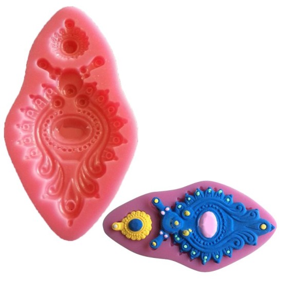 Bordüre Torten Dekoration Silikonform - 00256 - Dr Paste