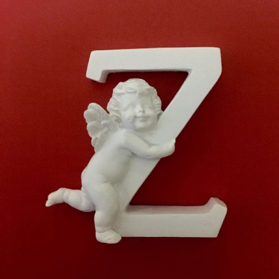 Buchstaben Z mit Engel Silikonform - 32571 - Cesil