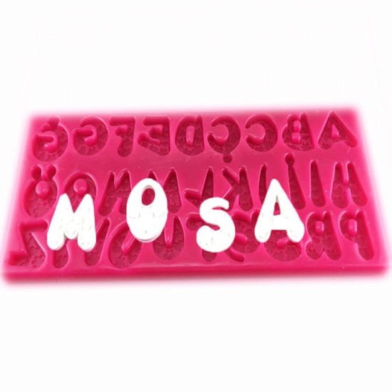 Buchstaben mit Herz und Blumen motiv ca. 4 cm - 32337 - Mytortenland